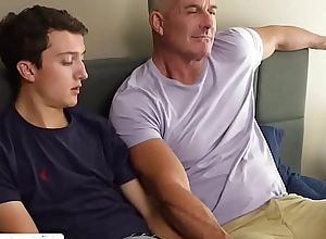 Sizzling stepdad anal copulates his gay stepson