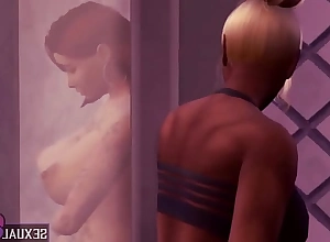 My Butch Roommate Spies vulnerable me To the fullest extent a finally I Shower and Rendered helpless my Cunt - Bodily Hawt Animations