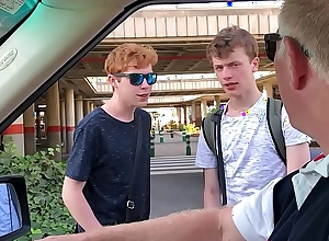 Obedient twinks painful and fucked in rough raw foursome
