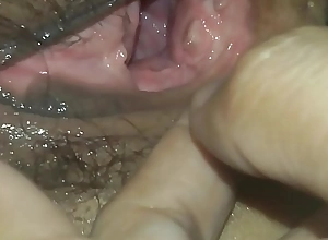 Bawdy cleft gaping cuckoldwife