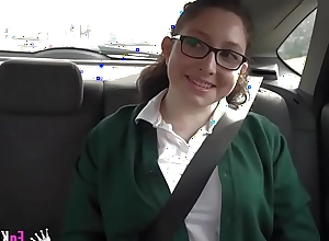 New grime schoolgirl anais ran at the end of one's tether school straight into porn