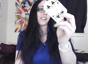 U never want to play cards with a goddess