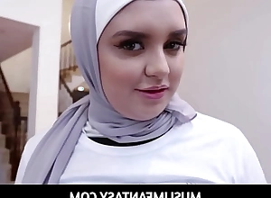 MuslimFantasy- Virgin Leda Lotharia fucked wits Billy Visual huge cock. Billy decides to teach her a few things, she shows him her tits first, exhausted enough her pussy to feel. Leda thanks Billy says shes approachable to lose her virginity