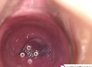 Camera in burnish apply vagina