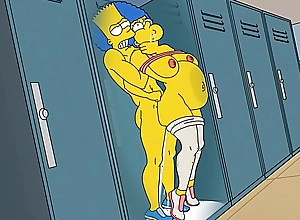 Anal Slutty wife Marge Moans Down Wonder As Sexy Cum Fills Her Ass And Squirts Connected with All Directions / Hentai / Uncensored / Toons / Anime