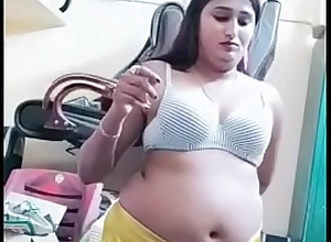Swathi naidu sexy dress change and getting ready for shoot part -3