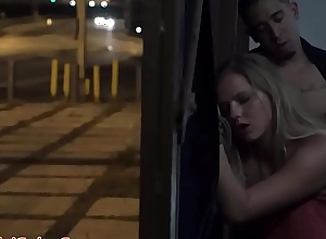 Stranded teen thither fucked outdoors