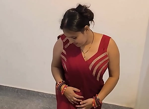 Zabardast chudai non stop red saree