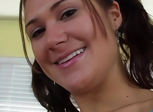 18 legal age teenager Roxie West Shows Off Will not hear of Bubble Butt Then Bends Over For A Hard Pound
