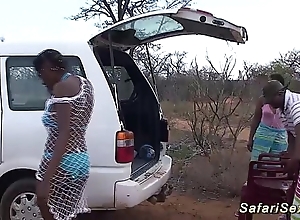 Jilted african safari making love orgy